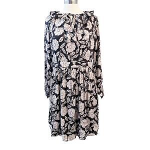 BODEN Metallic Frill Detail Dress 10L NWT